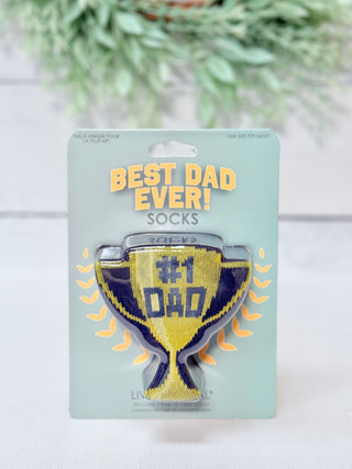 Best Dad Ever Socks-Brittany Carl-Shop Anchored Bliss Women's Boutique Clothing Store