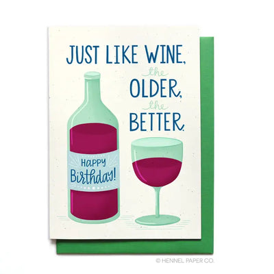 Wine Birthday Card-Tracy Zelenuk-Shop Anchored Bliss Women's Boutique Clothing Store