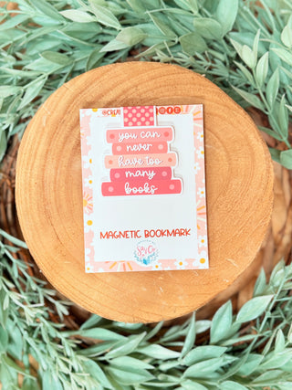 You Can Never Have Too Many Books Magnetic Bookmark-Brittany Carl-Shop Anchored Bliss Women's Boutique Clothing Store
