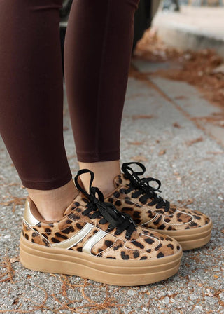 Carry Me Away Platform Sneakers • Brown Leopard-Ace Trading-Shop Anchored Bliss Women's Boutique Clothing Store