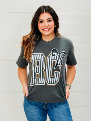 RC Bulldogs Bow & Frills Graphic Tee-Harps & Oli-Shop Anchored Bliss Women's Boutique Clothing Store