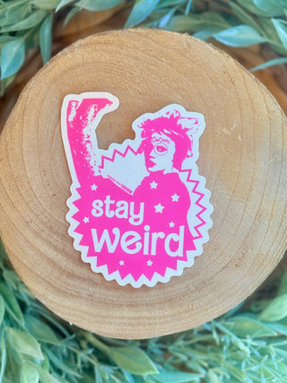 Stay Weird Sticker-Stacey Kluttz-Shop Anchored Bliss Women's Boutique Clothing Store