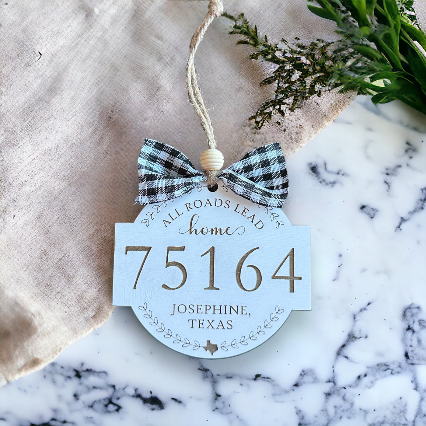 Josephine Texas Wooden Ornament-Brittany Carl-Shop Anchored Bliss Women's Boutique Clothing Store