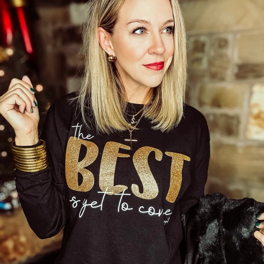 The Best is Yet to Come Graphic Tee-PPTX-Shop Anchored Bliss Women's Boutique Clothing Store