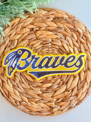 Braves With Tail Sequin Patch-Harps & Oli-Shop Anchored Bliss Women's Boutique Clothing Store