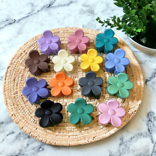 Keep Blooming Small Flower Claw Clips-Brittany Carl-Shop Anchored Bliss Women's Boutique Clothing Store