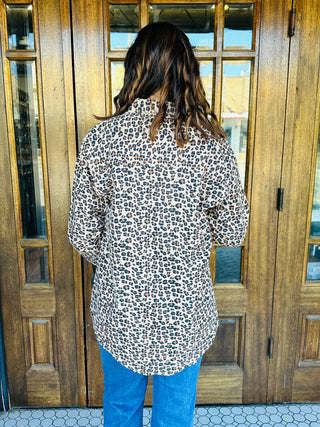 Warm Me Up Leopard Print Oversized Flannel-NV Wholesale-Shop Anchored Bliss Women's Boutique Clothing Store