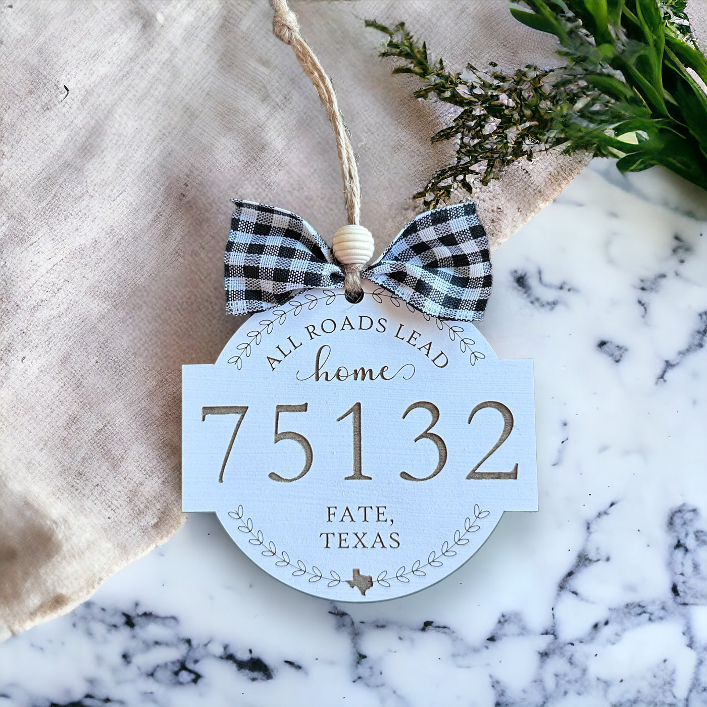 Fate Texas Wooden Ornament-Brittany Carl-Shop Anchored Bliss Women's Boutique Clothing Store