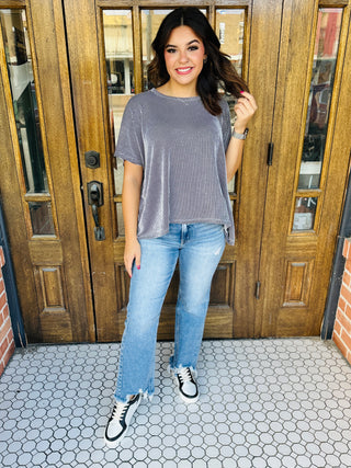 Anything But Ordinary Corded Top • Black-Zenana-Shop Anchored Bliss Women's Boutique Clothing Store