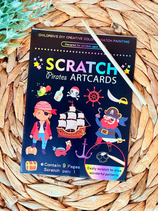 Silly Pirates • Scratch Art Cards-Brittany Carl-Shop Anchored Bliss Women's Boutique Clothing Store