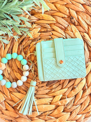 The Monroe Wallet Wristlet – Mint-Brittany Carl-Shop Anchored Bliss Women's Boutique Clothing Store