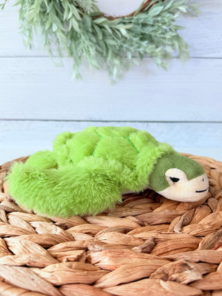 Sea Turtle Tracker Plushie • Small-Brittany Carl-Green-Shop Anchored Bliss Women's Boutique Clothing Store