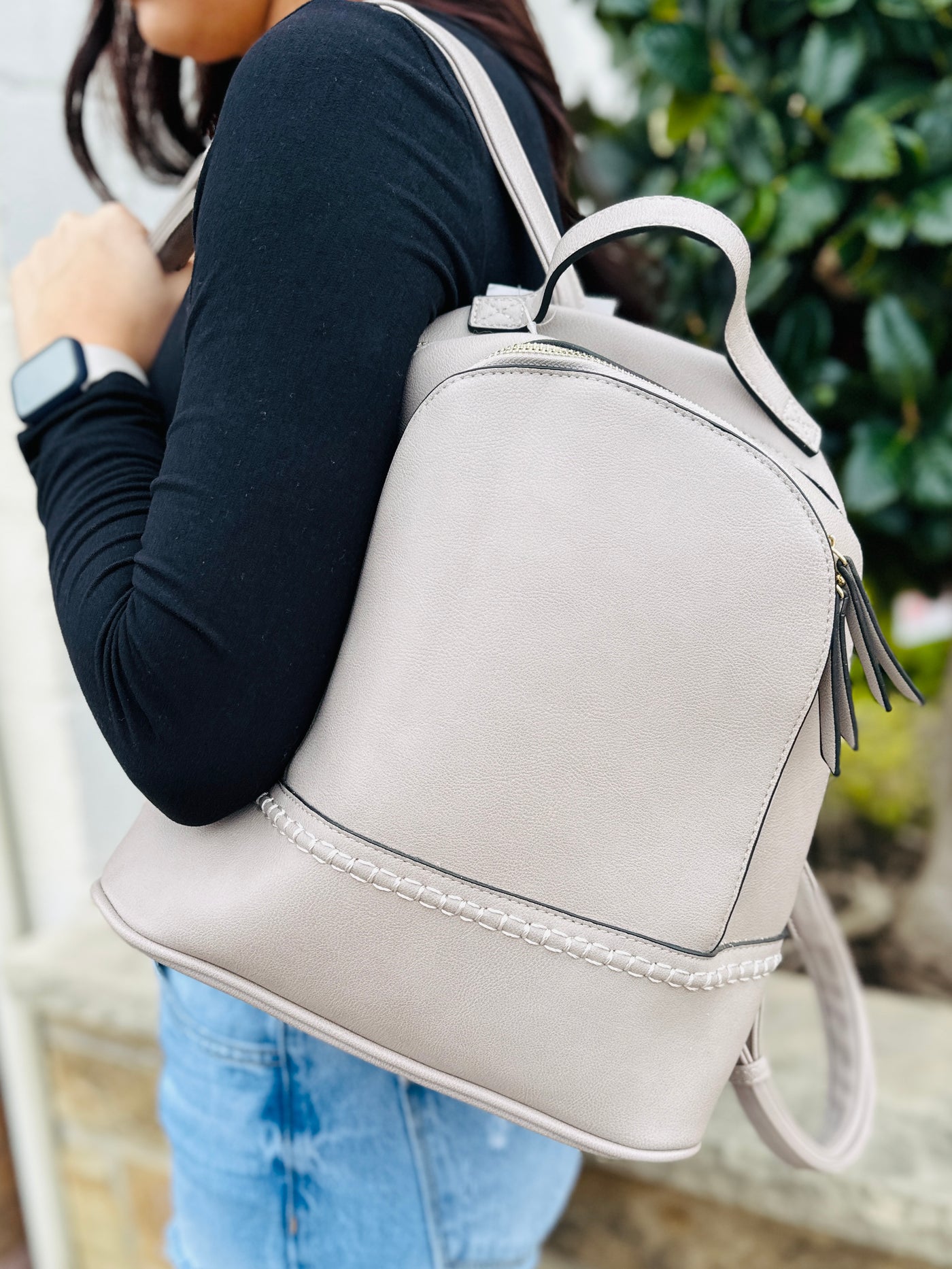 Marty Backpack • Grey-Jen & Co.-Shop Anchored Bliss Women's Boutique Clothing Store