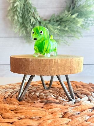 Marbled Stretchy Dachshund • Green-Brittany Carl-Shop Anchored Bliss Women's Boutique Clothing Store