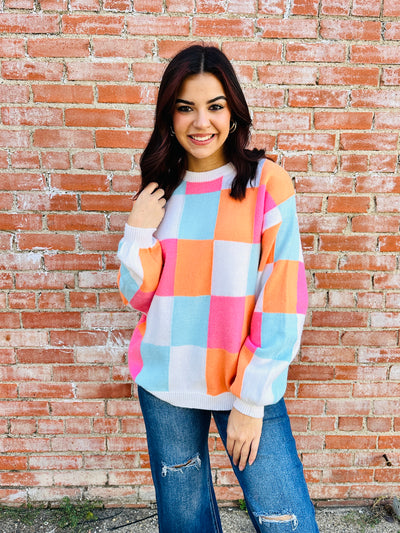 Holding You Tight Multicolor Sweater-Bibi-Shop Anchored Bliss Women's Boutique Clothing Store