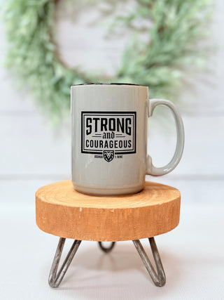 Strong & Courageous - #1 Dad Coffee Mug-Brittany Carl-Shop Anchored Bliss Women's Boutique Clothing Store