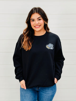 Royse City Bulldogs Spirit Jersey Sweatshirts-BB Gift Co-Shop Anchored Bliss Women's Boutique Clothing Store