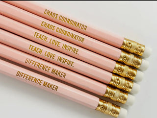 Best Teacher Ever Pencil Set – 6 Pack-Brittany Carl-Shop Anchored Bliss Women's Boutique Clothing Store
