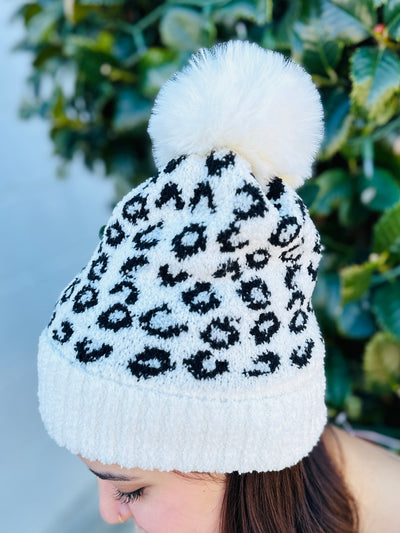 So In Love Leopard Beanie-DMC-Shop Anchored Bliss Women's Boutique Clothing Store