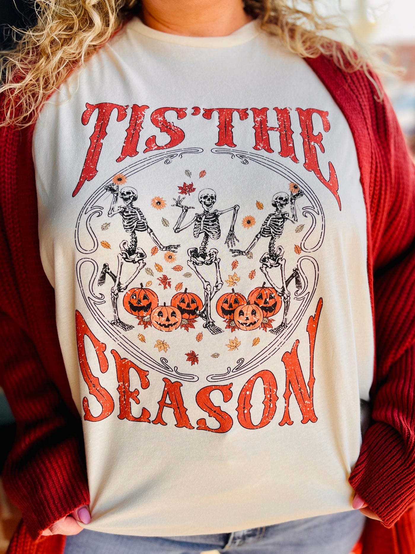 Tis The Season Graphic Tee-Harps & Oli-Shop Anchored Bliss Women's Boutique Clothing Store
