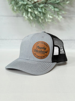 Trophy Husband Hat • Black Mesh-Brittany Carl-Shop Anchored Bliss Women's Boutique Clothing Store