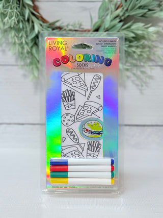 Color Me Happy Socks Kit Fun Food-Brittany Carl-Shop Anchored Bliss Women's Boutique Clothing Store