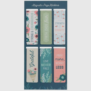 Strong and Courageous Magnetic Bookmark Set-Christian Art Gifts-Shop Anchored Bliss Women's Boutique Clothing Store