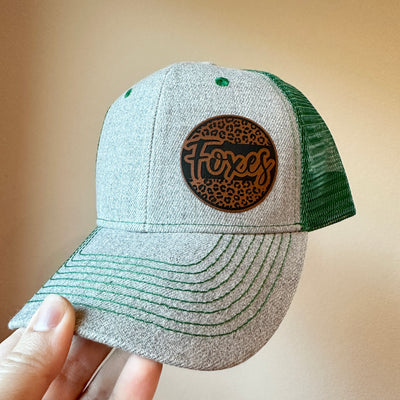Lady Foxes Leather Patch Hat-Brittany Carl-Shop Anchored Bliss Women's Boutique Clothing Store