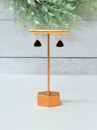 Camille Earrings • Onyx-Brittany Carl-Shop Anchored Bliss Women's Boutique Clothing Store