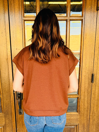 You Already Know Scuba Dolman Top • Brown-Zenana-Shop Anchored Bliss Women's Boutique Clothing Store