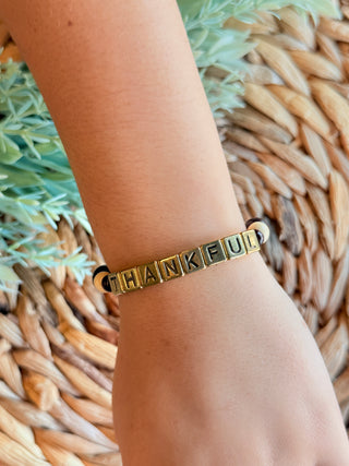 Thankful Beaded Bracelet-Stacey Kluttz-Shop Anchored Bliss Women's Boutique Clothing Store