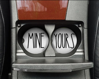 Mine + Yours Car Coaster Set-Brittany Carl-Shop Anchored Bliss Women's Boutique Clothing Store