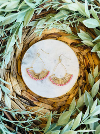 Erika Earrings • Blush-DMC-Shop Anchored Bliss Women's Boutique Clothing Store