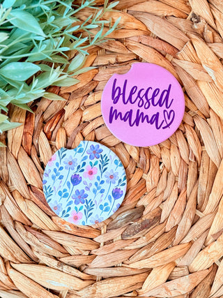 Blessed Mama Car Coaster Set-Brittany Carl-Shop Anchored Bliss Women's Boutique Clothing Store