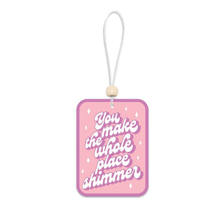 You Make The Whole Place Shimmer Car Air Freshener Set of 2-Studio Oh!-Shop Anchored Bliss Women's Boutique Clothing Store