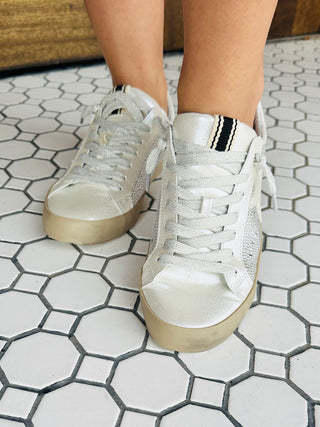 ShuShop Made to Sparkle Star Sneakers • Silver-ShuShop-Shop Anchored Bliss Women's Boutique Clothing Store