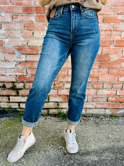 Judy Blue Always There for You High Rise Tummy Control Denim Jeans-Judy Blue-Shop Anchored Bliss Women's Boutique Clothing Store
