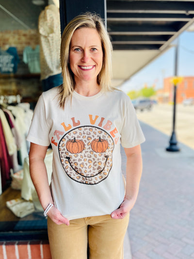 Fall Vibes Graphic Tee-Harps & Oli-Shop Anchored Bliss Women's Boutique Clothing Store