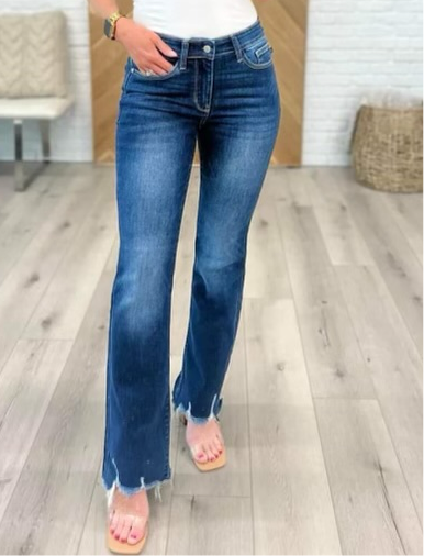 Judy Blue Got Your Attention Bootcut Jeans-Judy Blue-Shop Anchored Bliss Women's Boutique Clothing Store