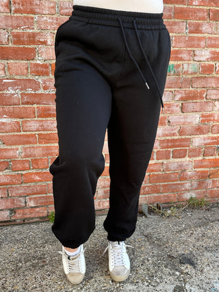 Just Lounging Around Joggers • Black-Ace Trading-Shop Anchored Bliss Women's Boutique Clothing Store