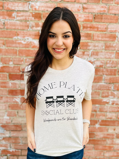 Home Plate Social Club Graphic Tee-Harps & Oli-Shop Anchored Bliss Women's Boutique Clothing Store