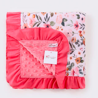 Wispy Blooms Reversible Blanket-Clover Cottage-Shop Anchored Bliss Women's Boutique Clothing Store