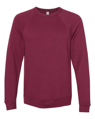 Patch Bar Blank Bella + Canvas Sweatshirt-Harps & Oli-Small-Maroon-Shop Anchored Bliss Women's Boutique Clothing Store