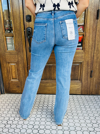 Risen On an Adventure Tummy Control Denim Jeans-Risen-Shop Anchored Bliss Women's Boutique Clothing Store