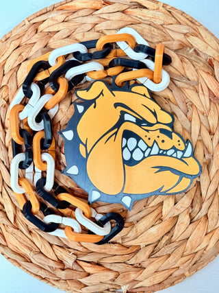 Bulldog Spirit Necklace-Brittany Carl-Shop Anchored Bliss Women's Boutique Clothing Store