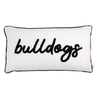 Bulldogs Embroidered Pillow-Stacey Kluttz-Shop Anchored Bliss Women's Boutique Clothing Store