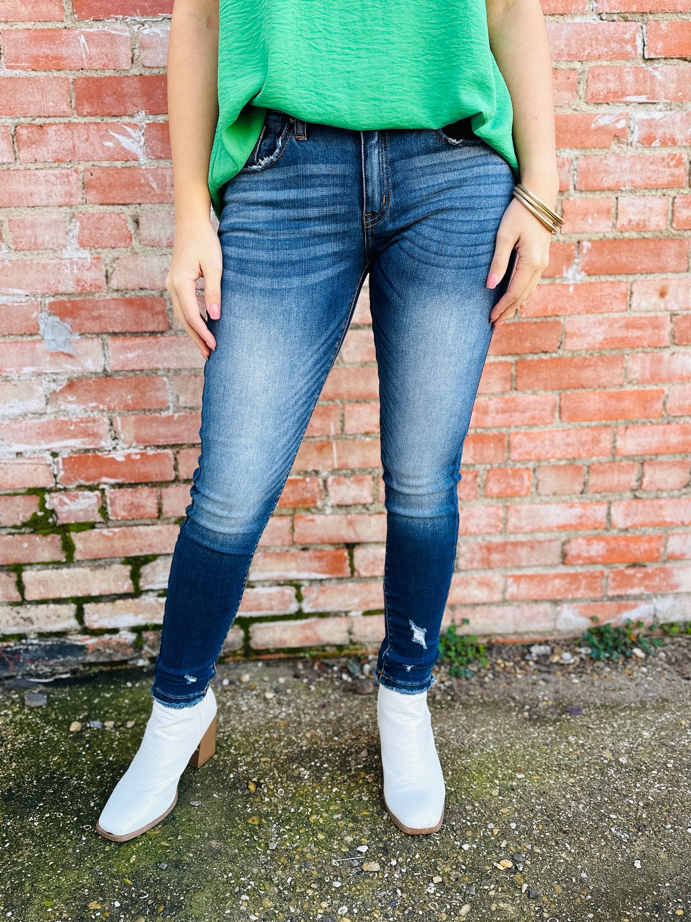 Kancan Loving on You Mid Rise Jeans-Emerald Creek-Shop Anchored Bliss Women's Boutique Clothing Store