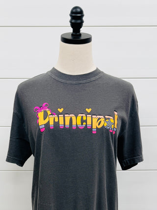 Principal Pencil Graphic Tee-Harps & Oli-Shop Anchored Bliss Women's Boutique Clothing Store