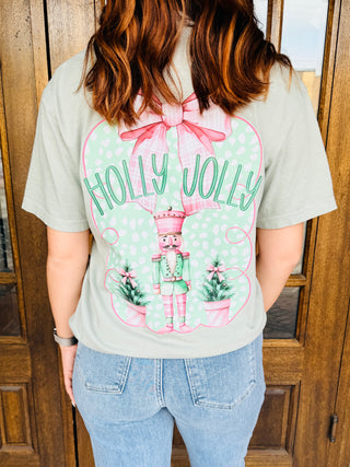 Nutcracker Coquette Bow Graphic Tee-Harps & Oli-Shop Anchored Bliss Women's Boutique Clothing Store