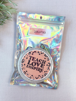 Teach Love Inspire Car Freshie in Georgia Peach-Stacey Kluttz-Shop Anchored Bliss Women's Boutique Clothing Store